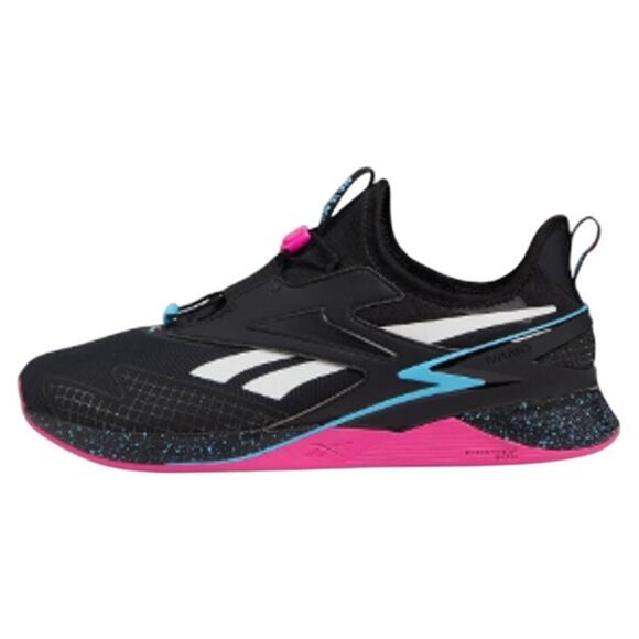 Reebok Mens Nano X3 Froning Sneaker US 12 EU 45.5 Black Pink Athletic NIB - Picture 2 of 12